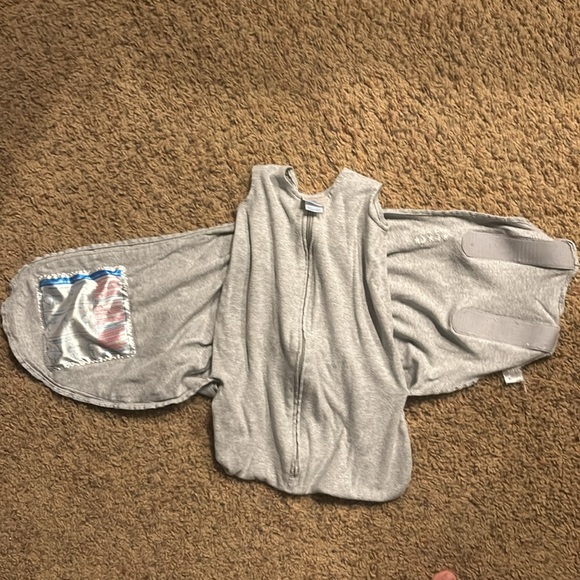 Gray, Newborn, Halo Swaddle Sleepsack - Picture 2 of 4